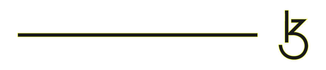 Minimalist personal brand logo banner featuring a long horizontal black line on a neon yellow background. On the right side, a stylized lowercase and uppercase “kz” monogram logo appears in black. Contemporary branding design with elegant, sleek, and professional visual identity aesthetics.
